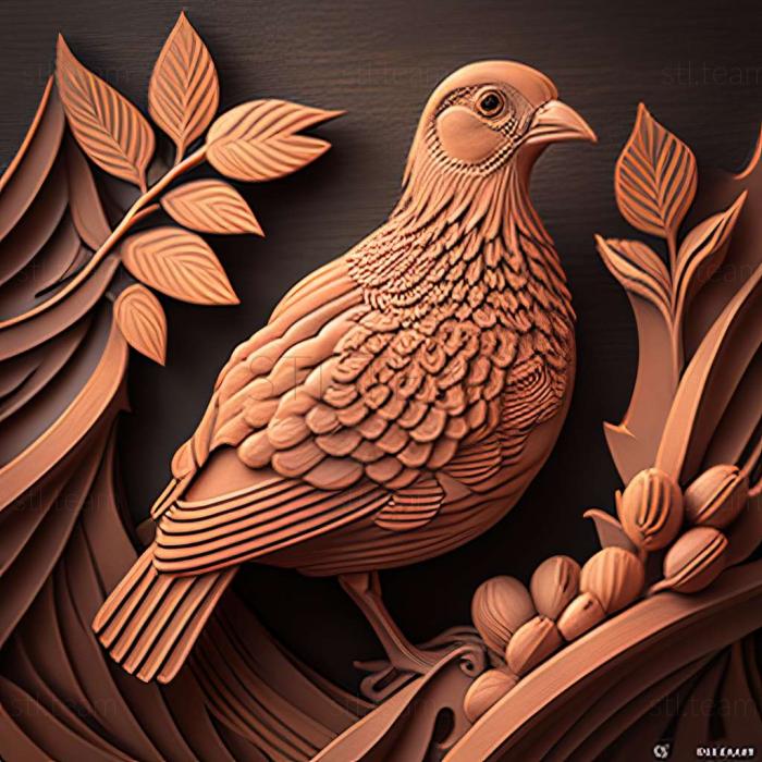 3D model partridge (STL)